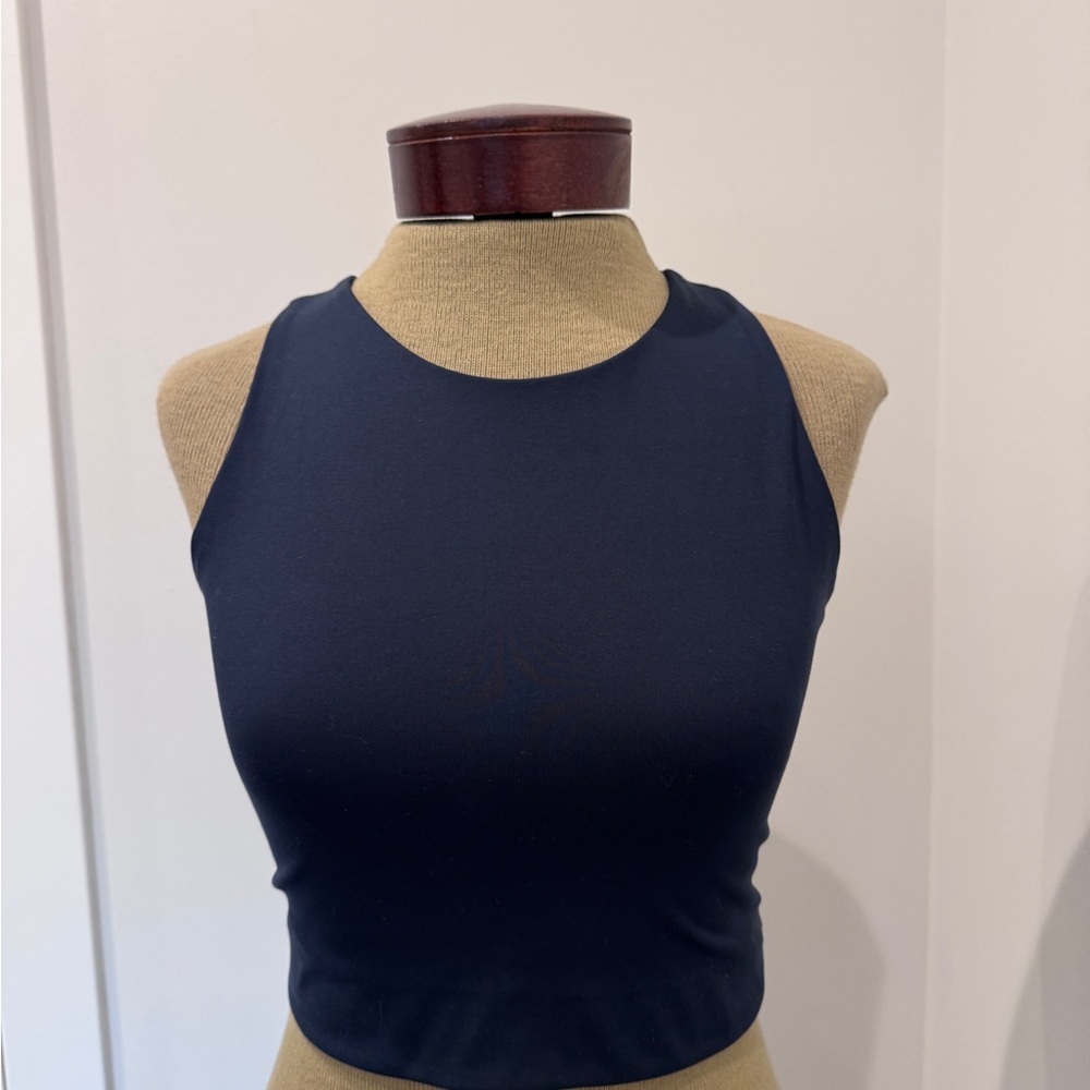 Girlfriend Collective Navy Sports Bra/Tank Top